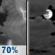 Tonight: Showers and thunderstorms likely before 10pm. Mostly cloudy, with a low around 67. Southwest wind 0 to 5 mph. Chance of precipitation is 70%. New rainfall amounts between 1 and 2 inches possible. Tonight: Showers And Thunderstorms Likely then Mostly Cloudy
