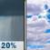 Today: Slight Chance Rain Showers then Mostly Cloudy