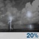Wednesday Night: A slight chance of showers and thunderstorms before 2am. Mostly cloudy, with a low around 67. Wednesday Night: Slight Chance Showers And Thunderstorms